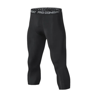 Pantalones de compresión para hombre, mallas frescas y secas, mallas deportivas para correr, pantalones cortos deportivos para entrenamiento