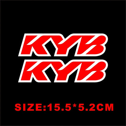 Reflective Motocross Motorcycle Sticker Fork Kyb Wp Suspension Showa Decals For Yamaha Honda Suzuki Ktm Kawasaki Benelli