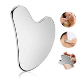 New Stainless Steel Gua Sha Scraper Heart Shape Universal Face Massager Guasha Massage Tool for Facial Beauty Eye Massage
