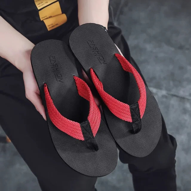 2024 Summer New Fashion Non-slip Casual Slippers Personalized Sandals Beach Shoes Creative Korean Style 