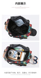 Oxford Leaves Large Capacity Travel Tote 2026 New High Quality Durable Bags Portable Daily Commute Versatile Travel Bags