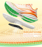 ONEMIX YUE SHUANG Running Shoes for Men Air Cushion Athletic Couple Trainers Sport Runner Shoes Outdoor Women Walking Sneakers