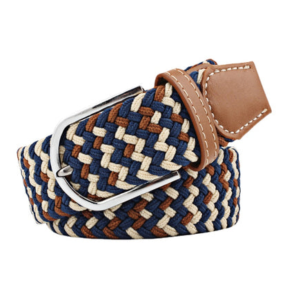 Stretch Woven Belt Unisex Canvas Belts Fashion Casual Student Belt Women Cinturon Male Waistband 105cm