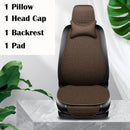 Universal Car Seat Cover Car Front Rear Seat Back Cushion Falx Car Seat Cushion Protector Auto Interior Pad Fit for Most Cars