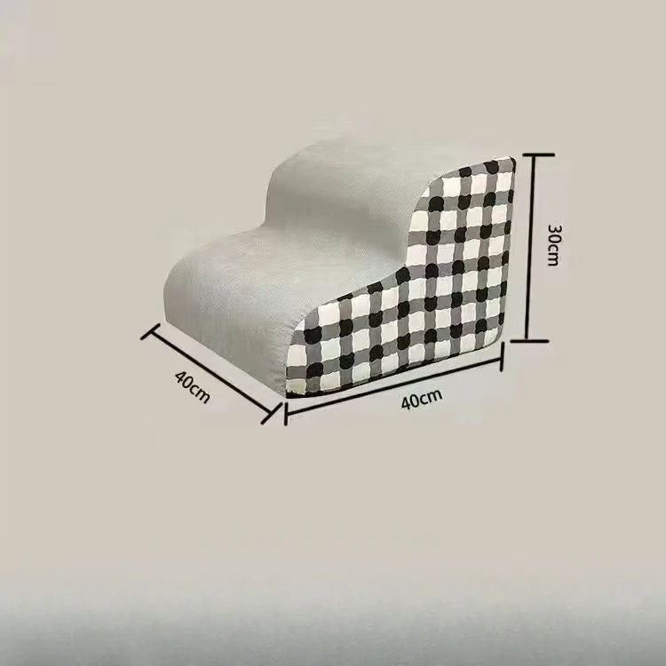 Pet 2/3 Steps High-Density Foam Dog Secure Stairs Ramps Non-Slip Pet Steps for Older Dogs Pet with Joint Pain Sofa Bed Ladder
