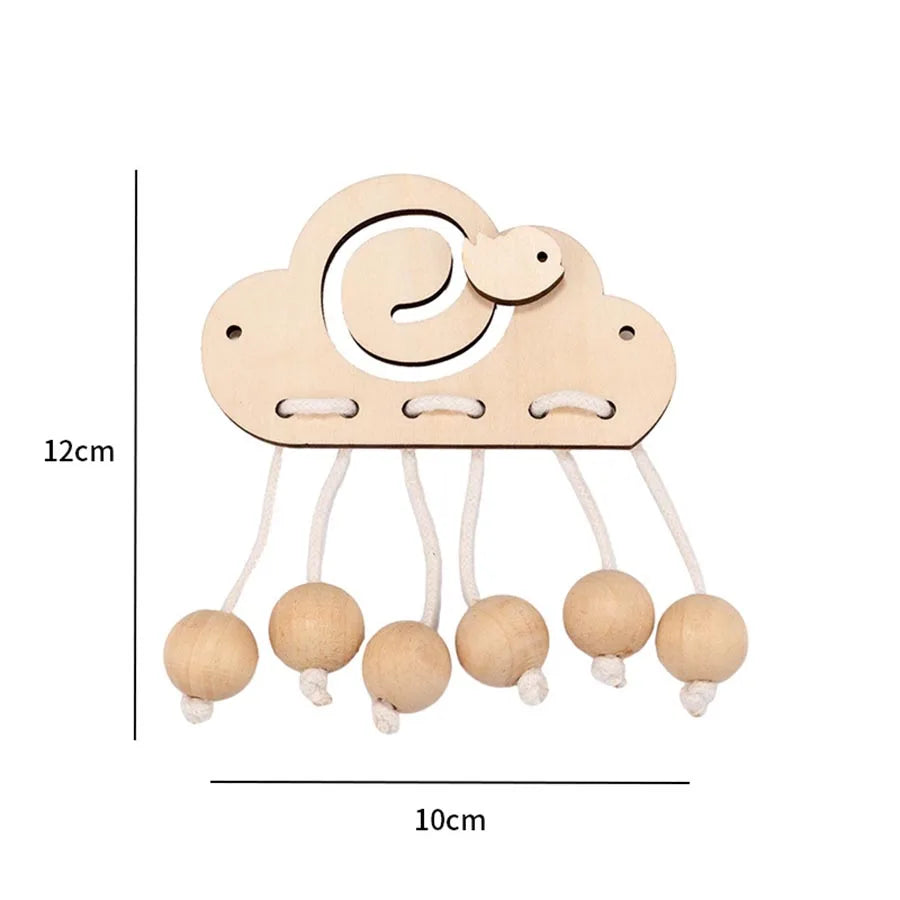 Wood Busy Board Accessories Baby DIY Montessori Toy Early Learning Wooden Toy Wooden Elements Parts for Kids Education Skill Toy