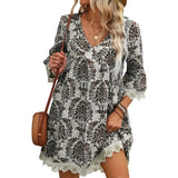 2025 Large Size Women's Dress Casual Loose Fit Maxi Gown Plus Size Fashionable Clothing for Plus Size Women