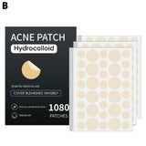 360/720/1080 Counts Hydrocolloid Invisible Pimple Patch Acne Stickers Face Concealer For Spots Acne Pimples Beauty Makeup Tool