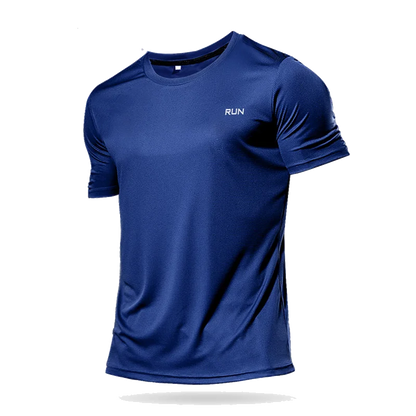 Long and Short-Sleeved T-Shirt Fitness Sports Tops Morning Running Ice Silk Quick Dry Outdoor Mountaineering Gym Clothing Men