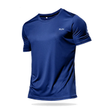 Long and Short-Sleeved T-Shirt Fitness Sports Tops Morning Running Ice Silk Quick Dry Outdoor Mountaineering Gym Clothing Men