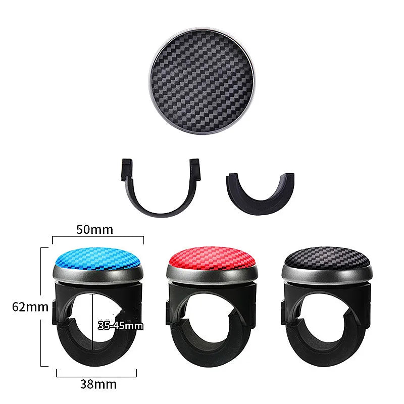 Universal Car Volante Capa, 360 Graus Dever, Anti Slip, Spinner Knob, Handle Booster Grip, Controle de mão, Protective Ball Part