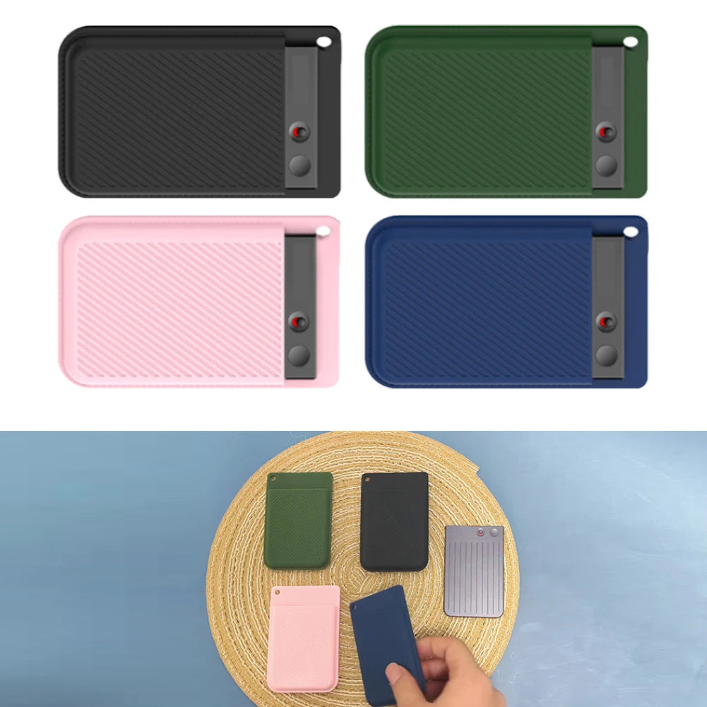 Estuche de silicona portátil con dispositivo de grabación inteligente con IA para PLAUD Note, grabadora de voz con IA, absorbente, para teléfono móvil, nuevo