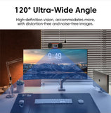 Elough 1080P HD Webcam With Built-in Microphone USB Camera For PC Laptop Video Recording Conferencing Network Camera Tripod