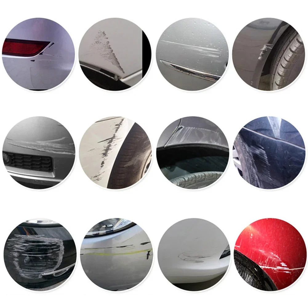 Car Paint Scratches Repair Pen Brush Waterproof Paint Marker Pen Car Tyre Tread Care Automotive Maintain Black White Red Silver