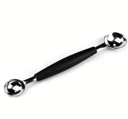 Melon Watermelon Ball Scoop Fruit Spoon Ice Cream Sorbet Stainless Steel Double-end Cooking Tool Kitchen Accessories Gadgets
