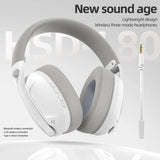SmailWolf-L80 Bluetooth wireless three-mode headphones headset lightweight headset 2.4G gaming headsets sports bass