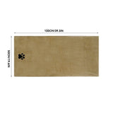 3 Size Options Microfiber Pet Bath Towel Embroidered Super Soft Absorbent Cat for Dogs Grooming Supplies