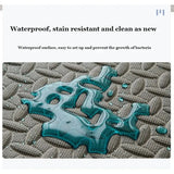 16PCS 30*30cm Sports Gym Mat Protection EVA Leaf Grain Floor Mats Yoga Fitness Non-Slip Splicing Rugs Thicken Shock Room Workout