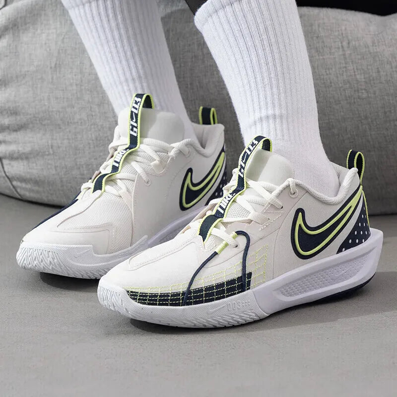 Nike youth big children's shoes 2025 spring sports shoes G.T. CUT 3 cushioned wear breathable basketball shoes FD7033-005