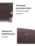 Luggage Compartment Protective Cover Wear Resistant Non Woven Fabric Thickened Dust Cover Durable Travel Case Cover Black Travel