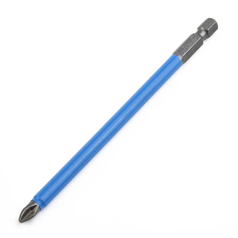 5Pcs PH2 Extra Long 127mm Magnetic Non-slip Screwdriver Bit Set 1/4 Hex Shank