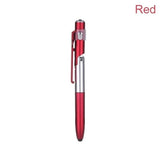 Newest 4-In-1 Multifunction Ballpoint Pen LED Light Fold Phone Holder Night Read Writing Pencil Office School Student Stationery