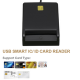 USB Smart Card Reader For Bank Card IC/ID EMV card Reader High Quality for Windows 7 8 10 Linux OS USB-CCID ISO 7816
