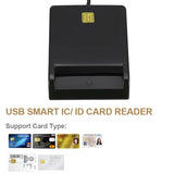 USB Smart Card Reader For Bank Card IC/ID EMV card Reader High Quality for Windows 7 8 10 Linux OS USB-CCID ISO 7816