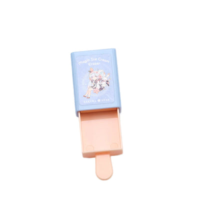 Cartoon Cute Kawaii Magic Ice Cream Rubber Eraser Novelty Stationery Office School Supplies