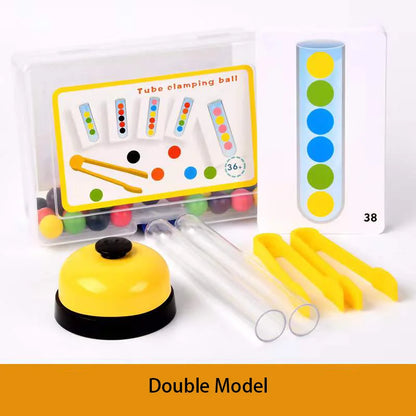 Juguetes de motricidad fina para niños, entrenamiento de concentración, juego de cuentas con pinzas, electrodomésticos de educación temprana, educación Montessori