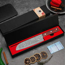 Santoku Knife Damascus Knife Vg-10 Sharp Steel Blade Professional Japanese Kitchen Knives 7.0inch Kitchen Knives & Accessories