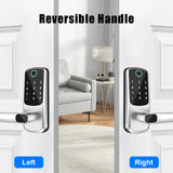TTLOCK Wifi Electronic Smart Door Lock With Biometric Fingerprint / Password /Smart Card  / Key Unlock/ USB Emergency Charger