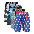 4Pcs Sexy Men Underwear Boxer Shorts Print Boxershorts Panty Cueca Male Panties Lingerie Fashion Underpants man