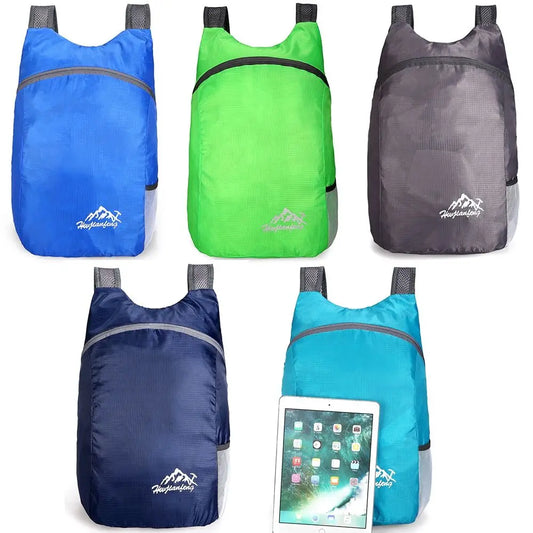 Outdoor Ultralight Nano Waterproof Lightweight Packable Backpack Folding Handy Bag Men Women Daypacks Travel Daypack