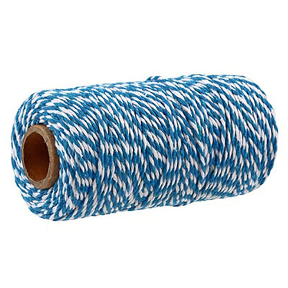 2mm de espessura açougueiros corda, feita de algodão, torção, para carne, salsicha, salsicha, corda, para churrasco, a 100 metros