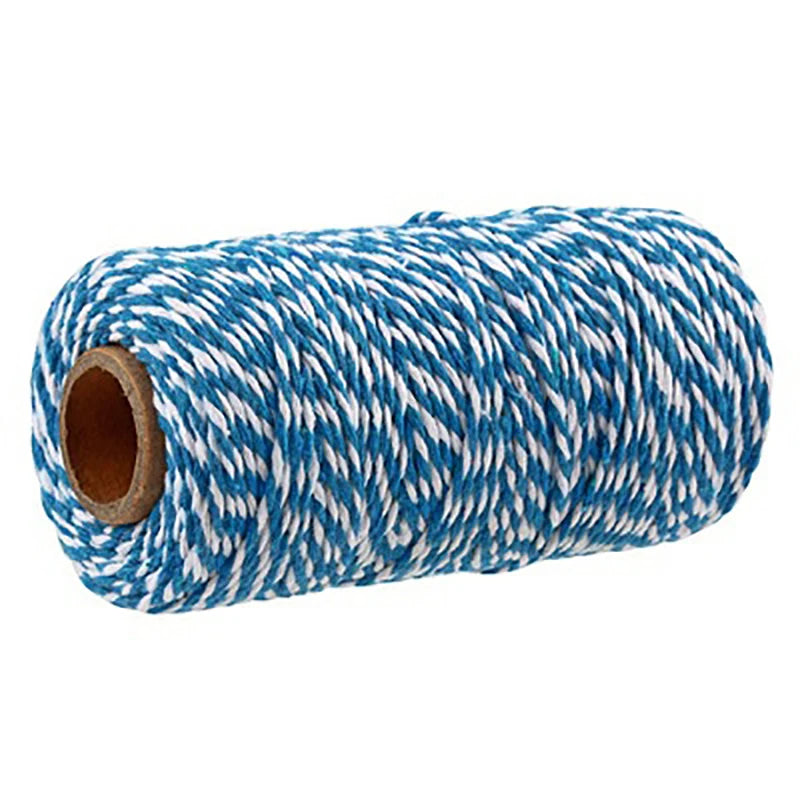 2mm de espessura açougueiros corda, feita de algodão, torção, para carne, salsicha, salsicha, corda, para churrasco, a 100 metros