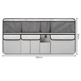 Car trunk storage bag SUV car seat back hanging bag Multi functional storage mesh bag Car interior storage items