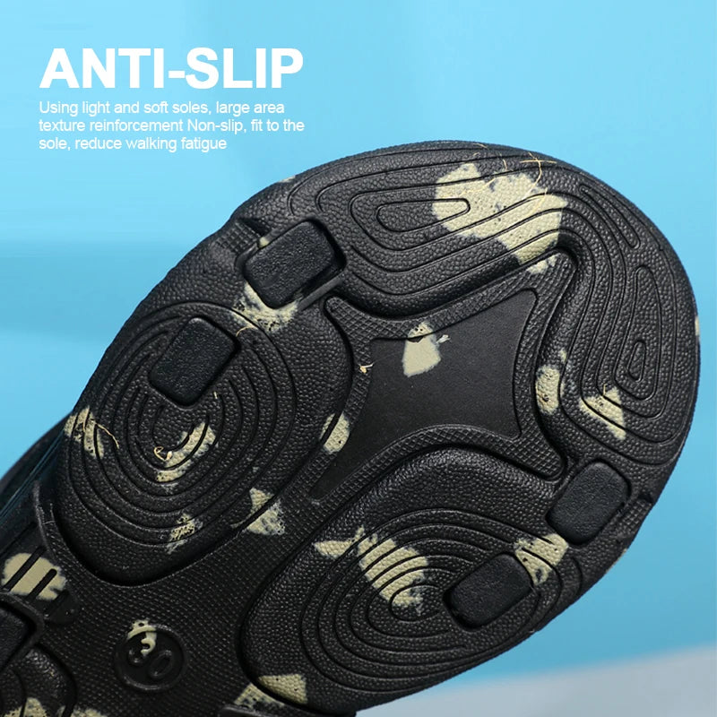 Kids Boys Trendy Camouflage Platform Strap Sandals Lightweight Soft Sole Non-slip Girls Children For Summer Outdoor Beach Shoe