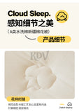 100% Cotton Filled Super Soft Autumn Winter Quilt Lightweight Fluffy Warm Duvets Core Grade A Comfort Quilted Double Comforter