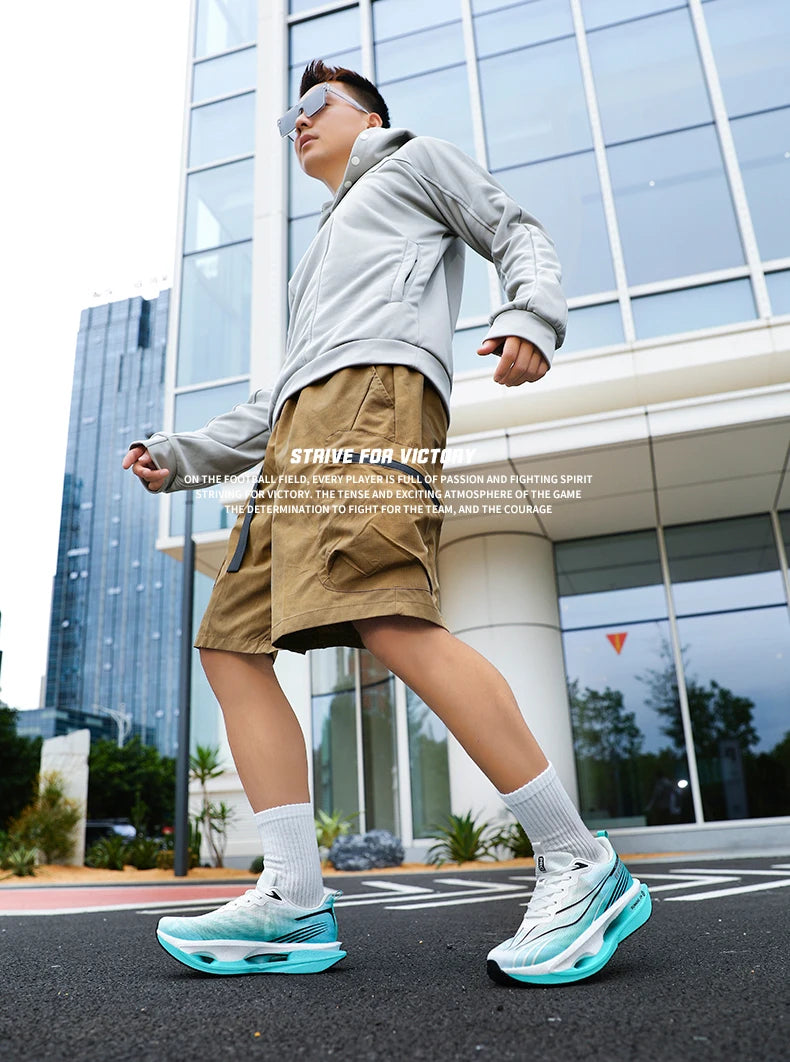 2025 New Men's Sneakers Thick Bottom Cushioning Running Shoes Athletic Training Carbon Plate Jogging Shoes Women's Tennis Shoes