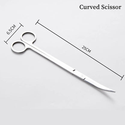 Aquarium Tank Aquascaping Tools Aquarium Scissor Tweezers Tool Stainless Steel Aquatic Plants Set for Aquarium Maintenance