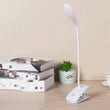 Duckbill USB Charging Desk Lamp 3 Level Touch Dimming LED Eye Protection Study Clip Book Light for Bedroom Bedside Reading