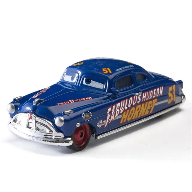 Disney Pixar Cars Toys Racing Lightning McQueen Jackson Storm Mater Sheriff 1:55 Diecast Model Car Toy Children Birthday Gift