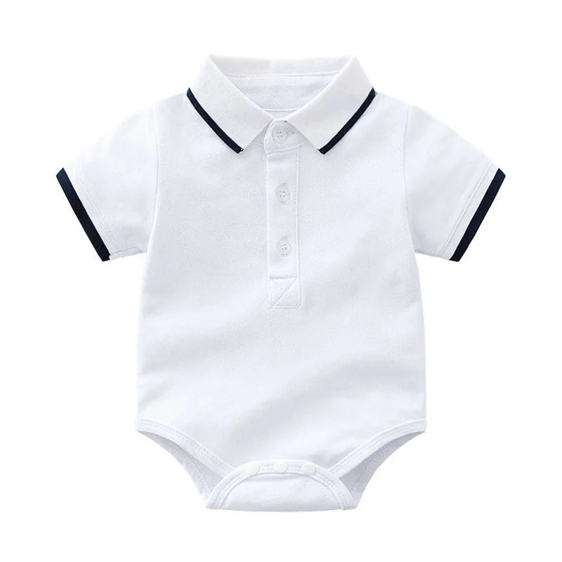 Conjunto de ropa de verano para bebé niño con gorro, polos de verano, camisa de manga corta, pantalones cortos, conjunto de ropa para niño