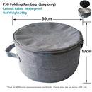 P30 Rechargeable Standing Fan 12 Inch 10800mAh Electric Folding Fan for Desktop Floor Wireless Portable Fans for Home Camping