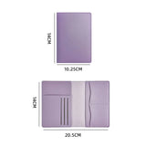 New Travel PU Passport Cover High-capacity Multiple Card Slots Passport Bag Ticket Holder Bussiness Passport Protective Cover