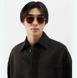 Ollymurs  Frameless Brushed SunglassesDesigner CT0427S CAR Card Home New Men's Comfortable Fashion Anti-ultraviolet Sunglasses