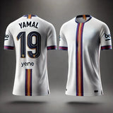 Camiseta deportiva juvenil para hombre, holgada, transpirable, de secado rápido, edición especial del Barcelona n.º 19, camiseta de futbolista Yamal, ropa para niños