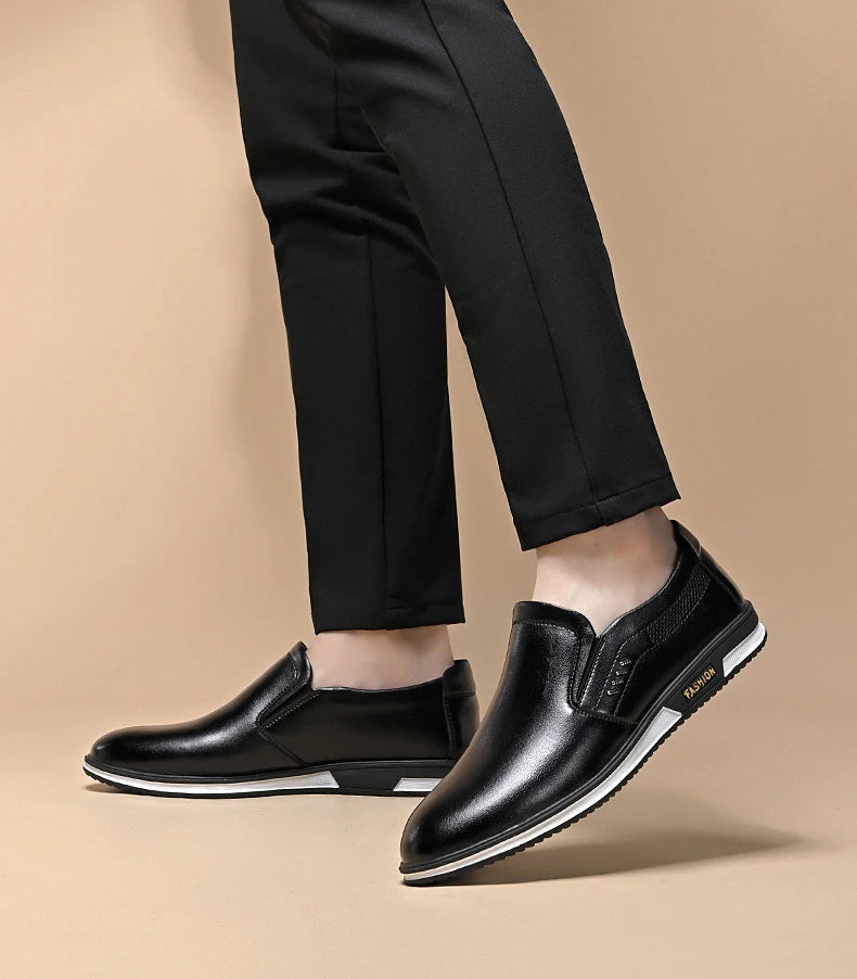 Brand Leather Shoes for Men Designer Loafers High Quality Adult Moccasins Men Driving Shoes Male Footwear Men's Formal Shoes