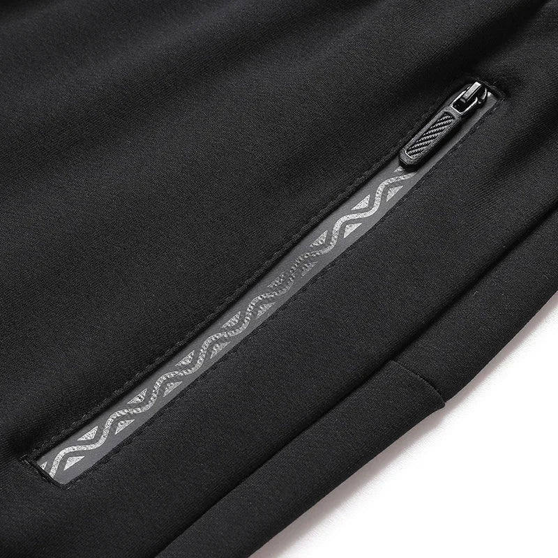 Pantalones deportivos de invierno para hombre, cálidos, con forro polar cepillado, talla grande, más gruesos, 2024 